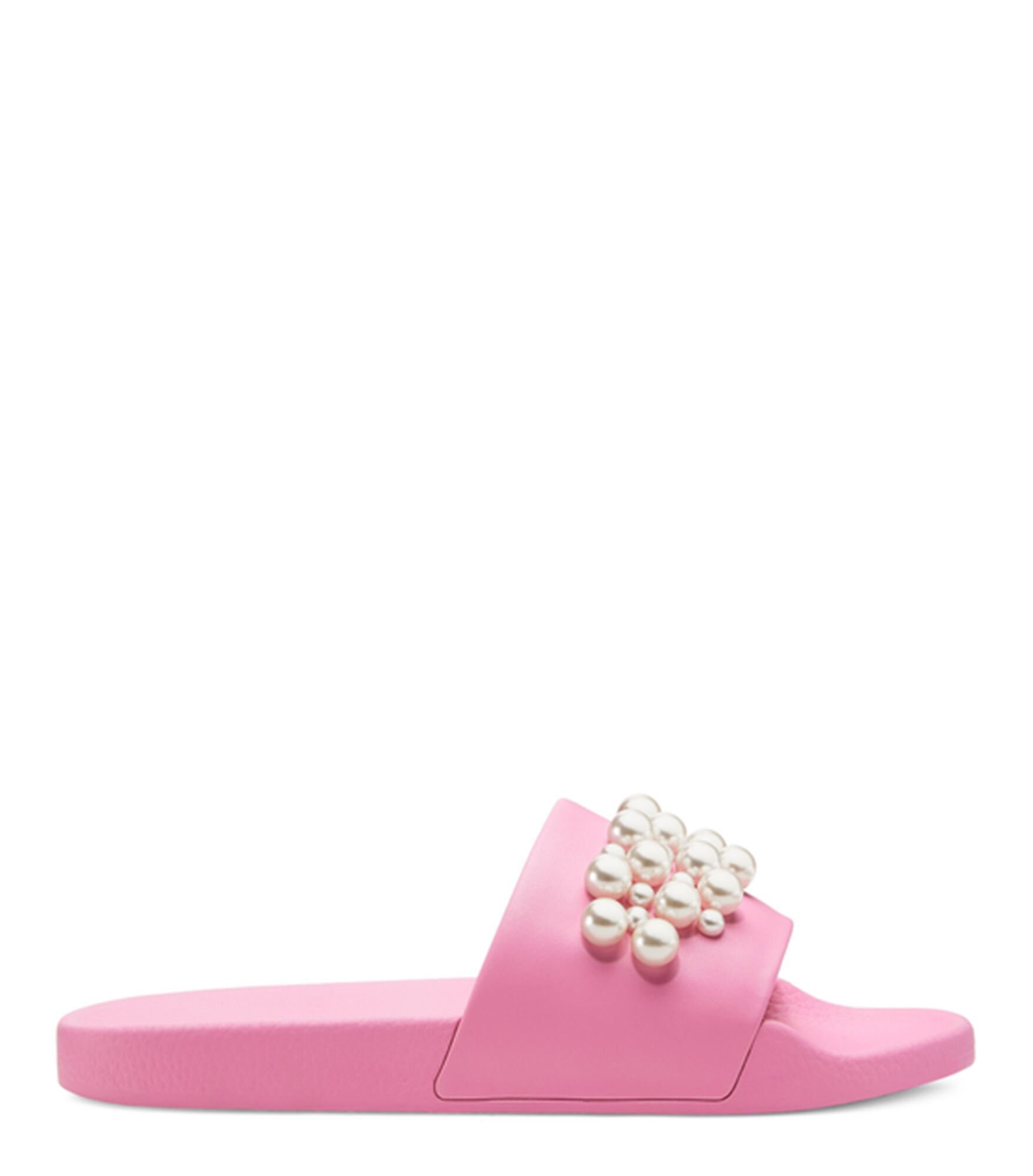 GOLDIE POOL SLIDE SANDAL in PINK for Women | Stuart Weitzman®