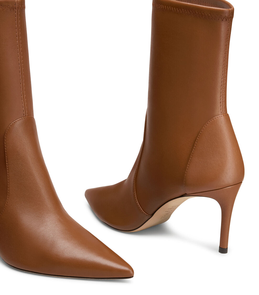 Stuart Weitzman STUART POWER BOOTIE 75 TOASTED ALMOND SJ974SRLQPI