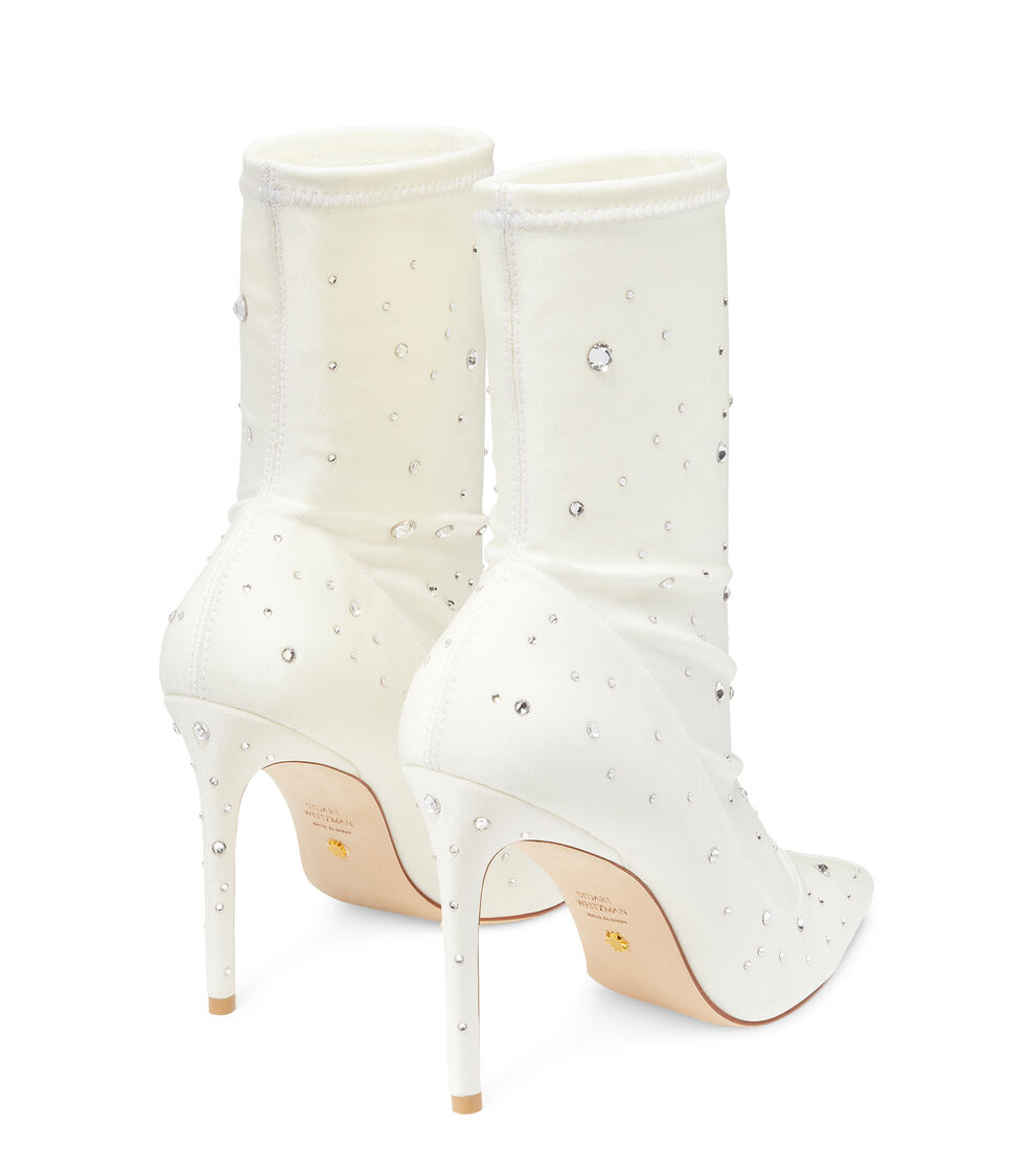 Stuart Weitzman STUART COSMIC 100 BOOTIE BLANCO SD203SSIQ19