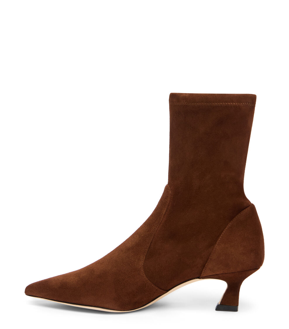 Stuart Weitzman VINNIE BOOTIE 50 DEEP COFFEE SM577SUSXDQ