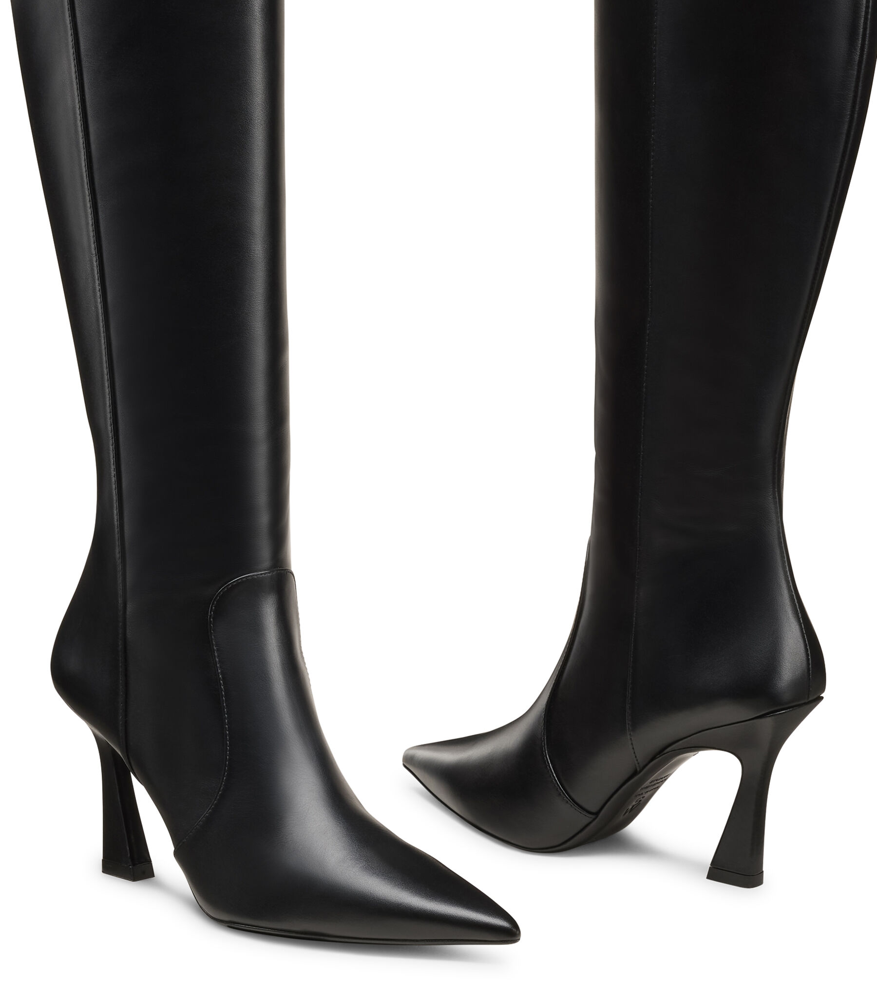 VINNIE ZIP BOOT 85 in BLACK for Women | Stuart Weitzman® Outlet