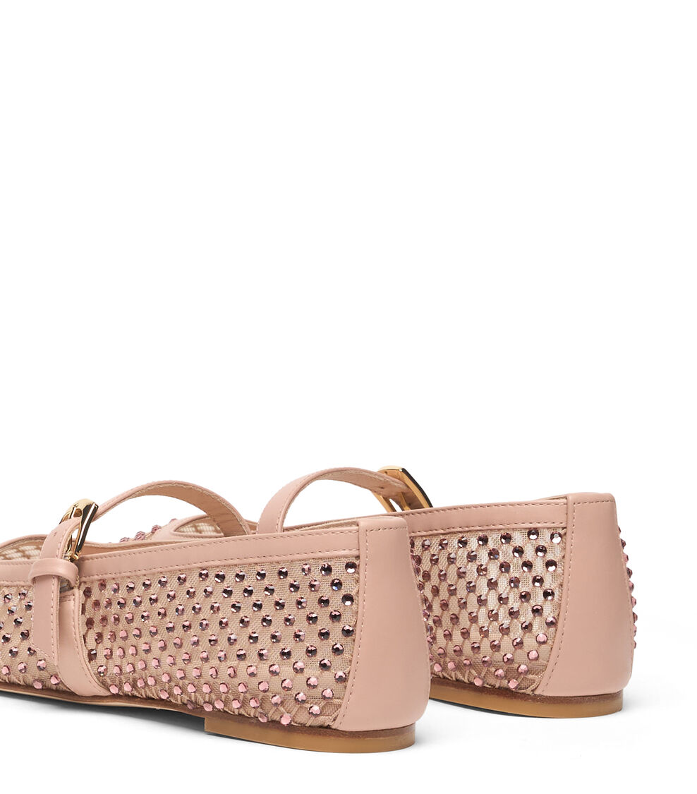 Stuart Weitzman BAREITALL SHINE MARY JANE BLUSHFUL SN800CYHY6Q