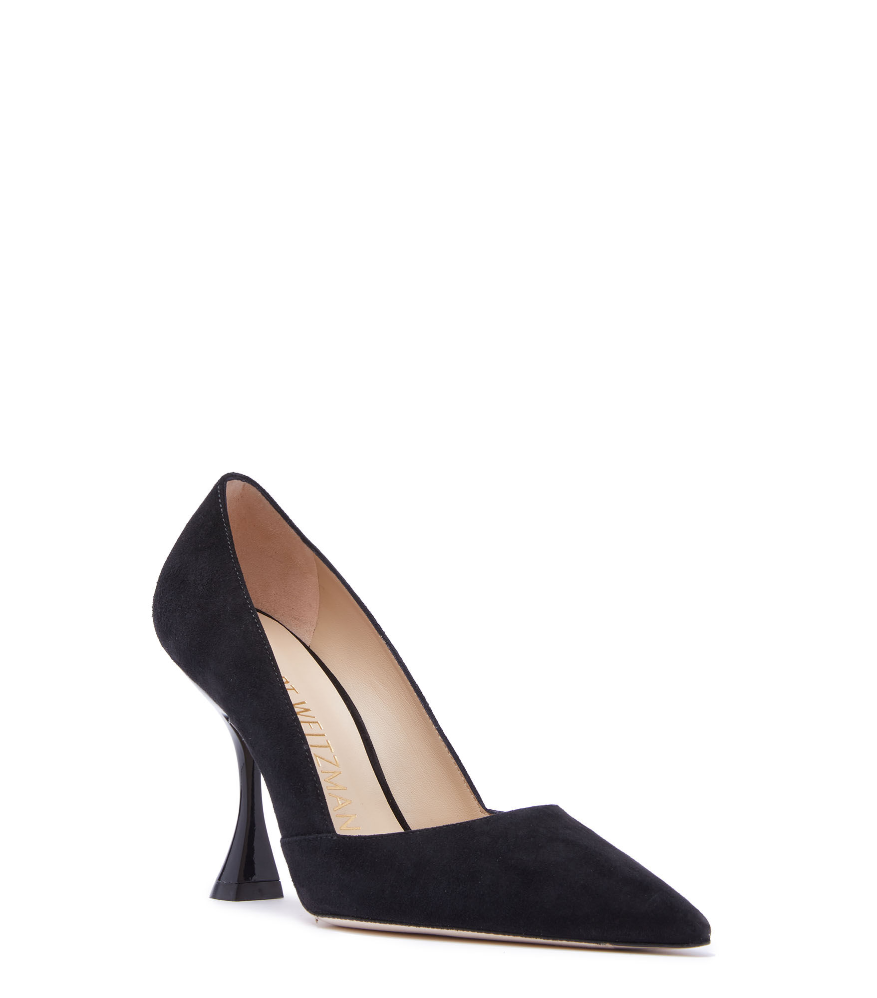 Stuart weitzman hotsell suede pumps