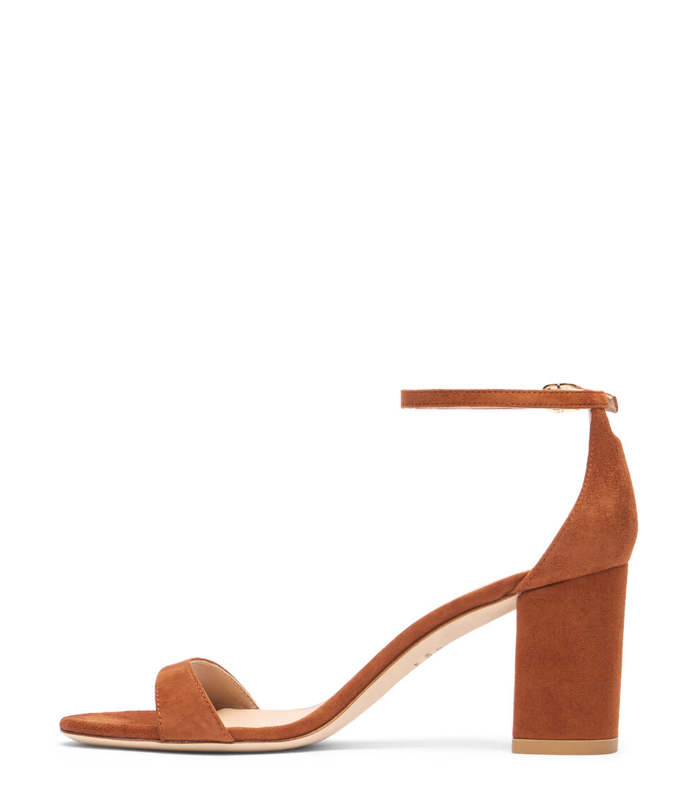 Stuart Weitzman NUDIST BLOCK 75 LUXE SADDLE SJ981SUEXW6