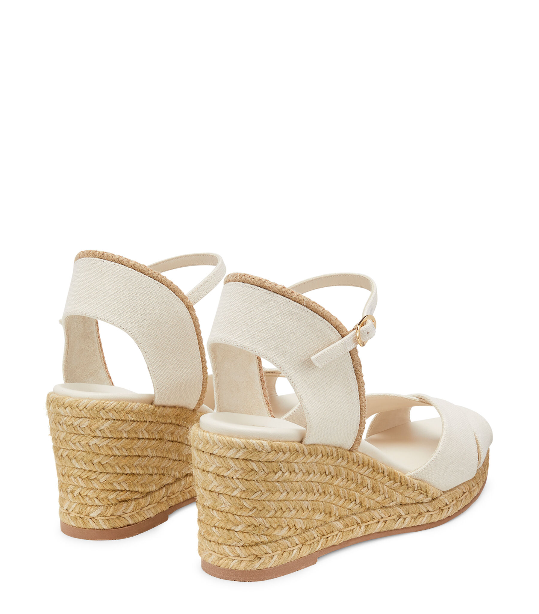 MIRELA II ESPADRILLE WEDGE in IVORY for Women | Stuart Weitzman® UK