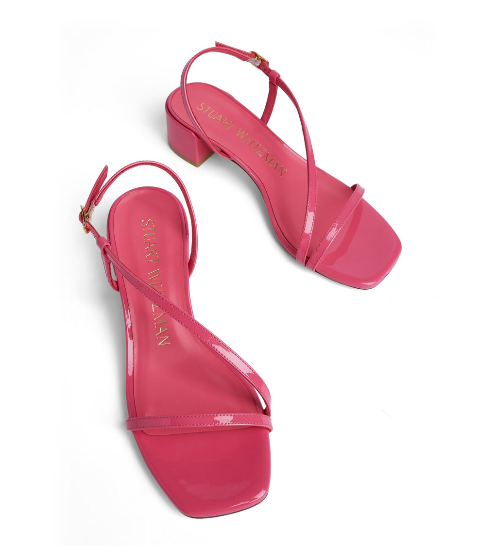 Stuart Weitzman SOIREE 35 SANDAL HOT PINK SE071PATHOT