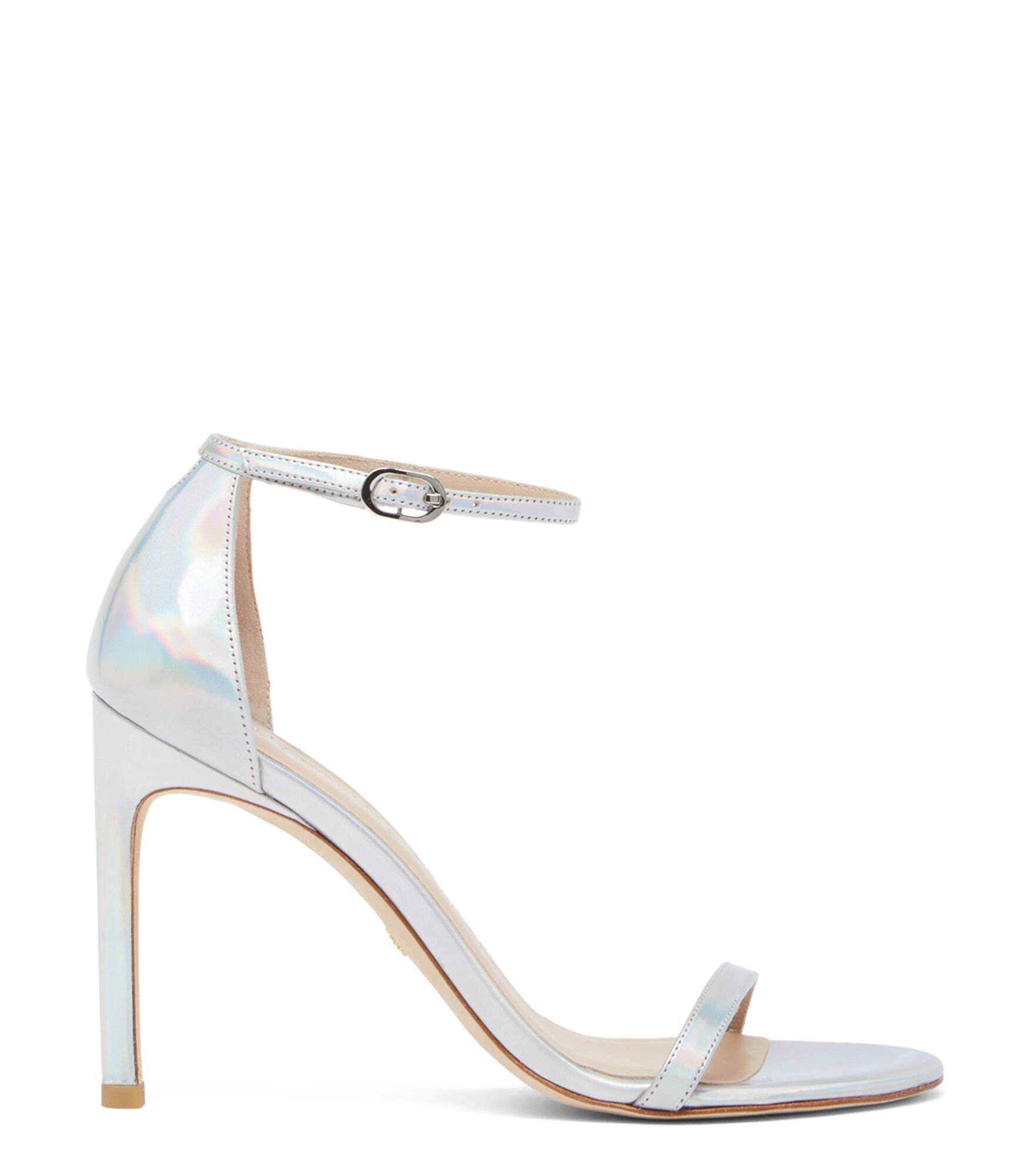 Stuart weitzman simple sandal silver hotsell