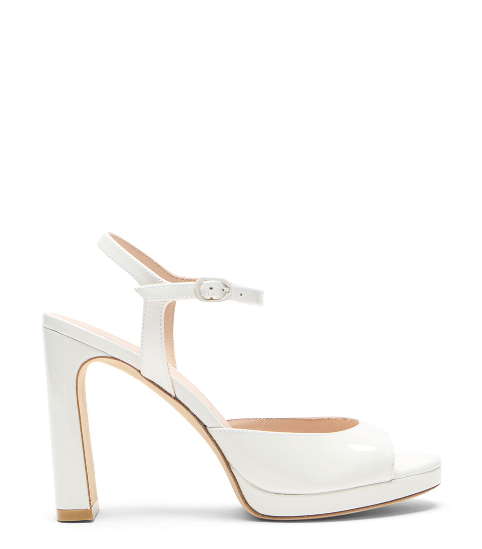 Stuart Weitzman BABETTE PLATFORM BLANCO SM957PATYVG