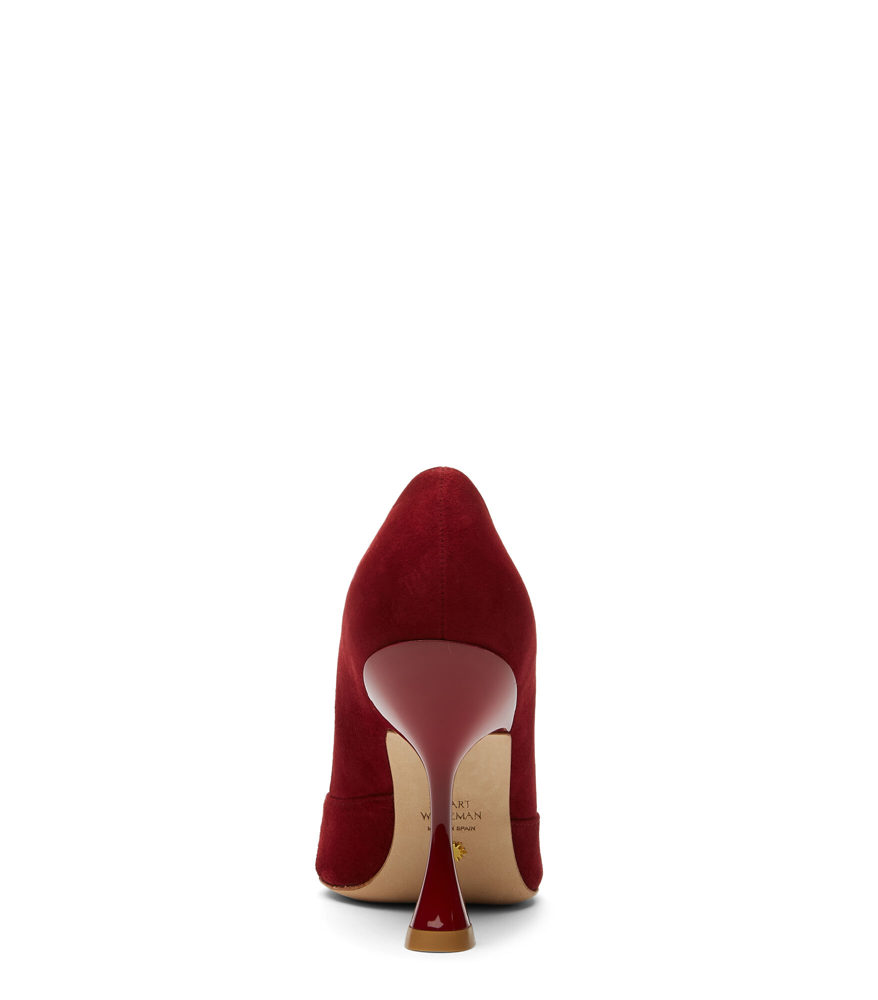 Stuart weitzman red suede 2025 pumps