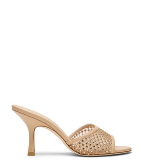 Stuart Weitzman BAREITALL SHINE SANDAL 85 ADOBE SN798CYHAJM