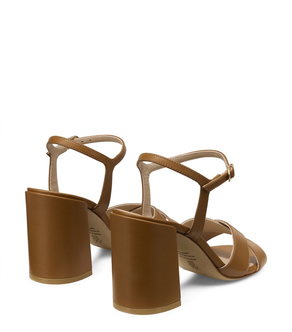 Stuart Weitzman ALYSSA BLOCK 85 BOHO TAN SN791SMOYVY