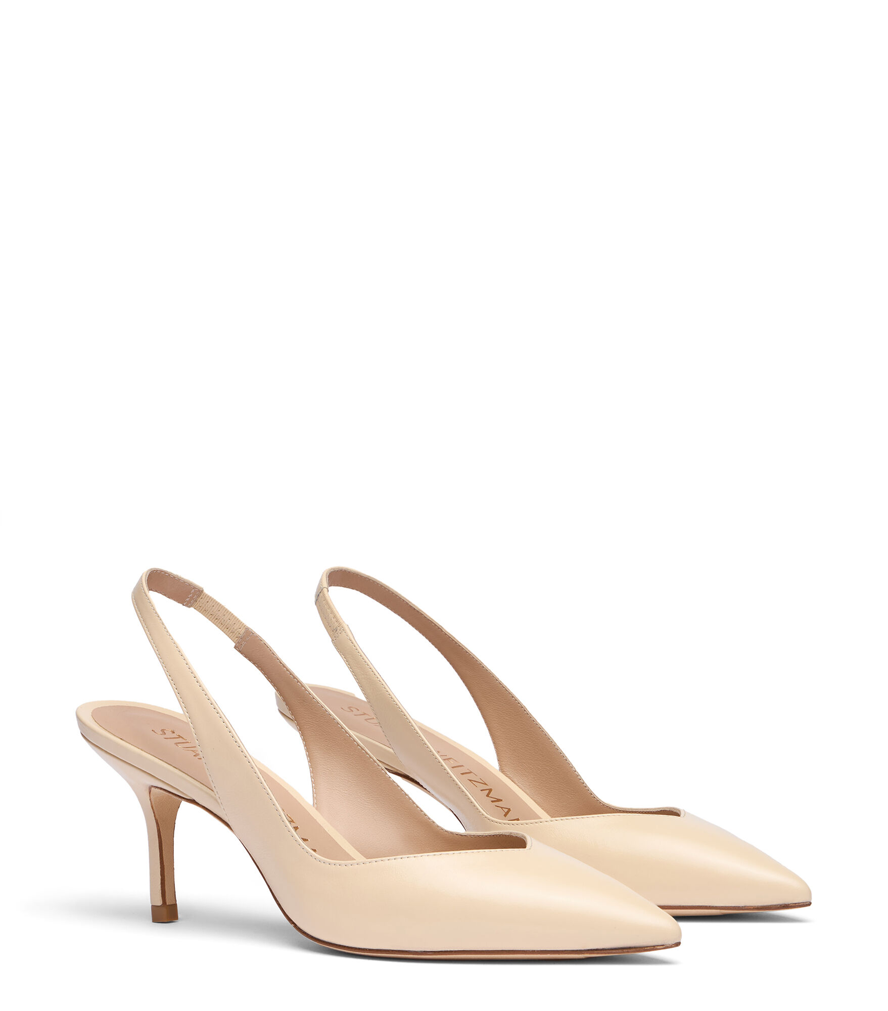 EVA 75 SLINGBACK in ALABASTER for Women Stuart Weitzman UK