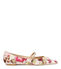Stuart Weitzman EMILIA MARY JANE FLAT PINK MULTI SI799FLJLRD