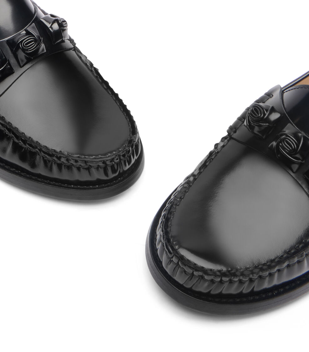 Stuart Weitzman ROSIE LOAFER BLACK SK173APSBLK