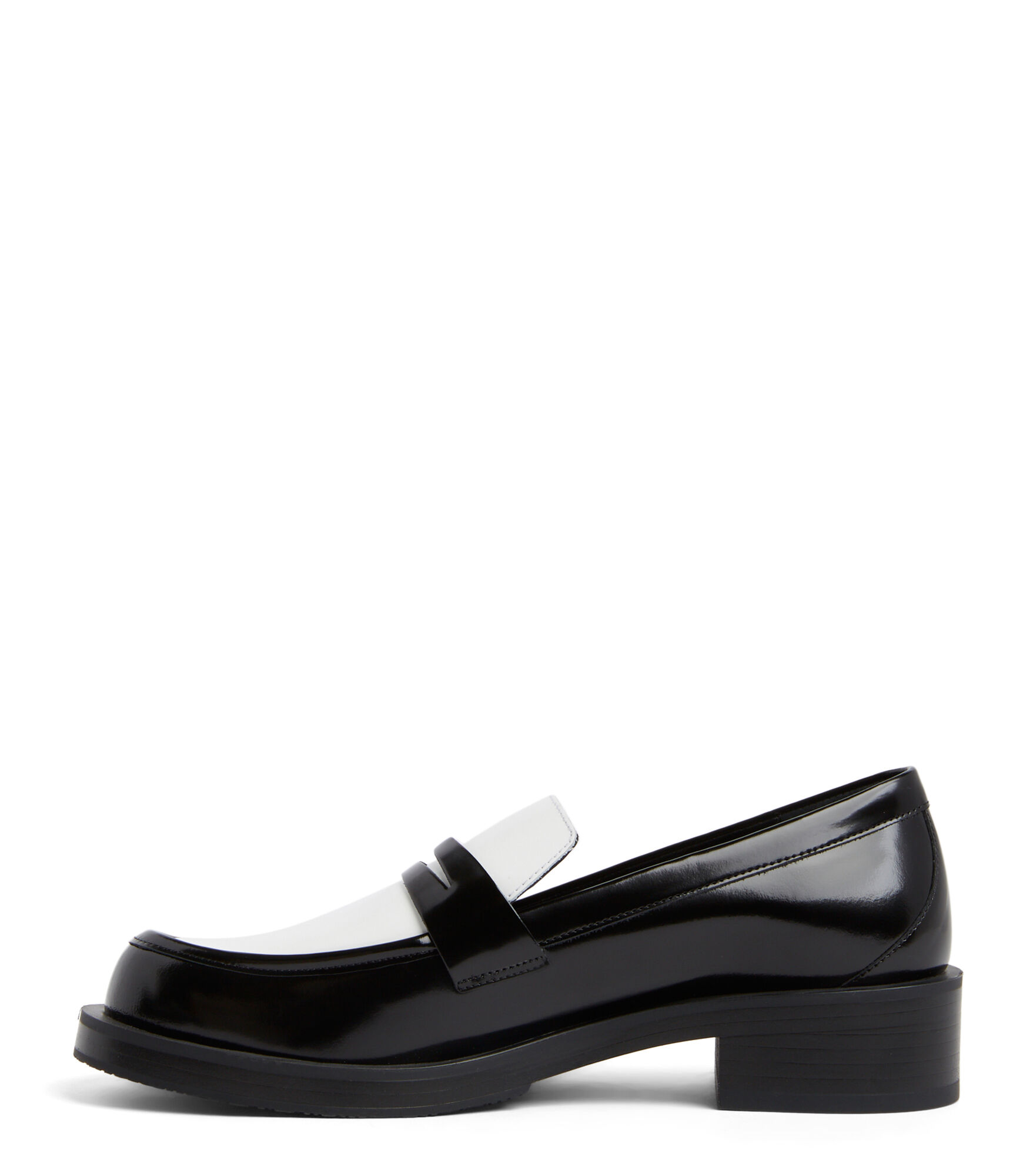 PALMER BOLD LOAFER in BLACK WHITE for Women Stuart Weitzman UK