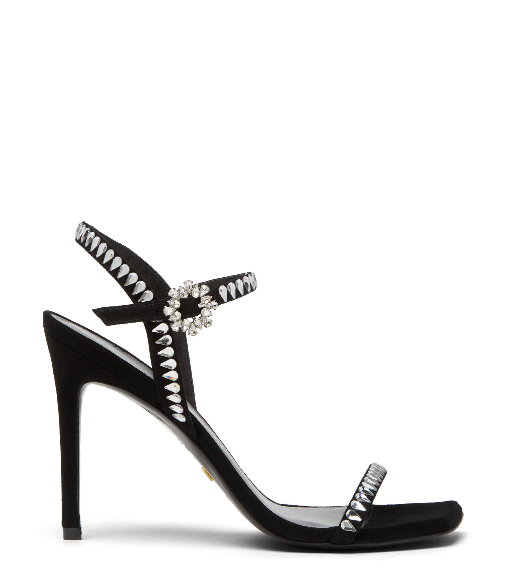GEMCUT 100 SANDAL in BLACK for Women | Stuart Weitzman®