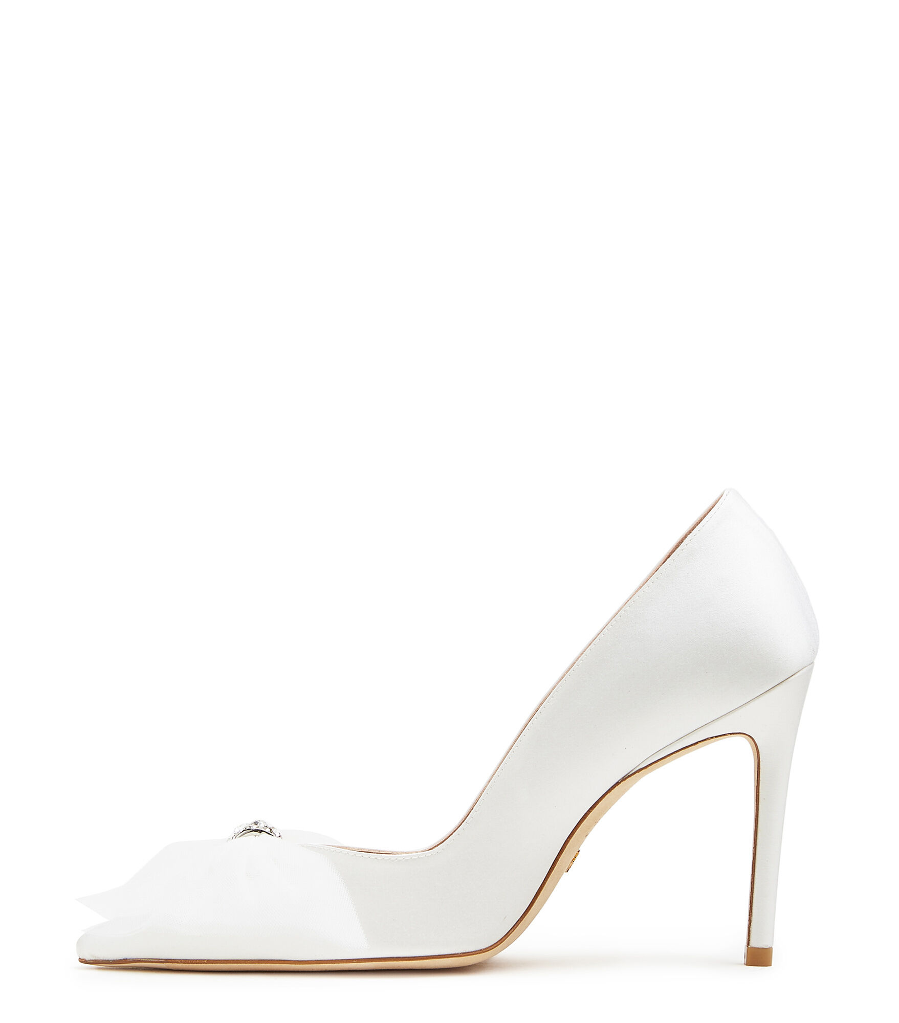 Stuart weitzman best sale satin pumps
