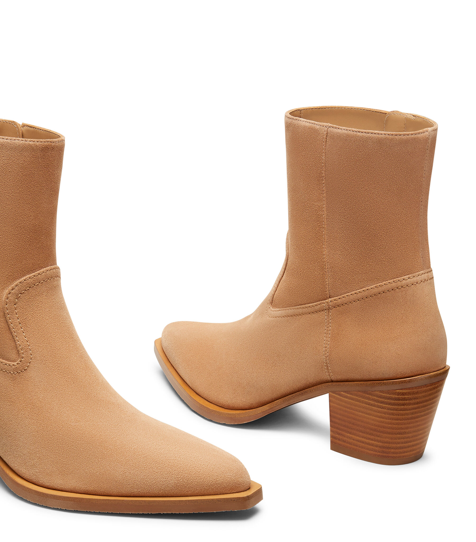 TATE BOOTIE in NEW CAMEL/CARAMEL for Women | Stuart Weitzman®