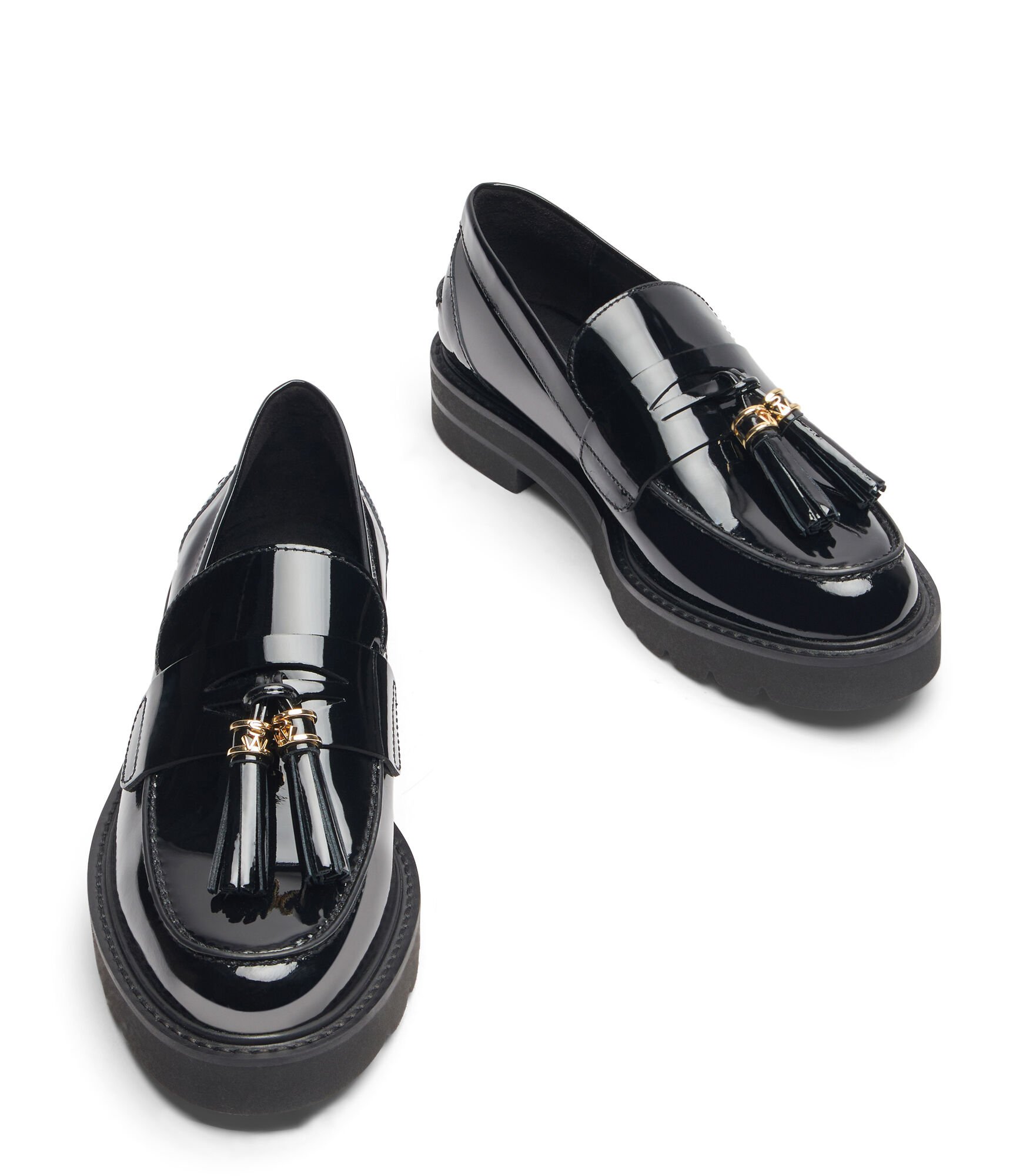 PARKER LIFT TASSEL LOAFER in BLACK for Women Stuart Weitzman