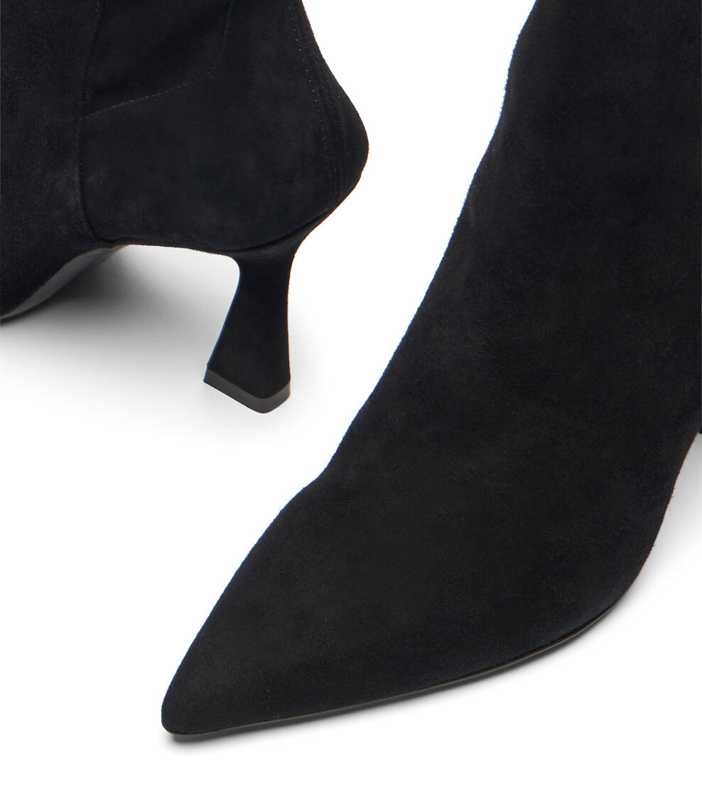 Stuart Weitzman 5050 VINNIE BOOTIE 85 BLACK SM438SSHBLK