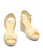 Stuart Weitzman MIRELA II ESPADRILLE WEDGE LEMON CHIFFON/NATURAL SK887CNAXWG