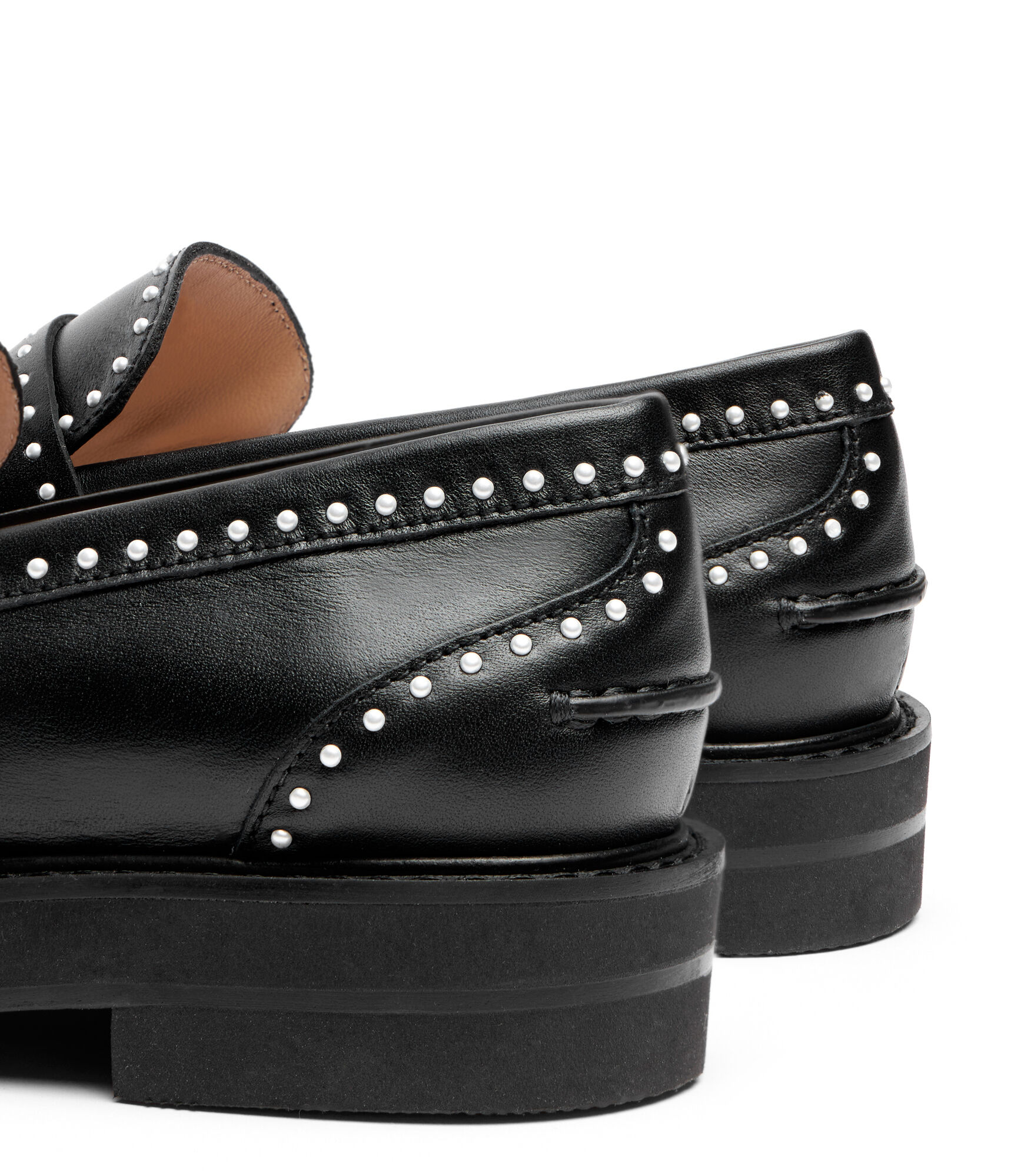 PARKER LIFT MINI PEARL LOAFER in BLACK for Women | Stuart