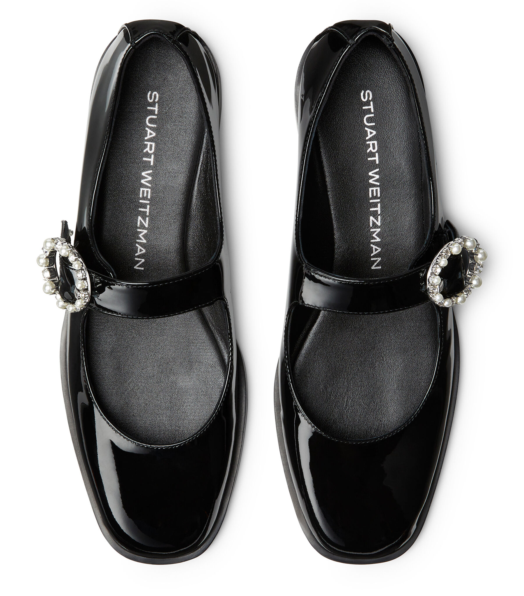 LORALEI CRYSTAL MARY JANE in BLACK for Women | Stuart Weitzman®