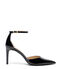 Stuart Weitzman STUART POWER STRAP 85 BLACK SM491PATBLK