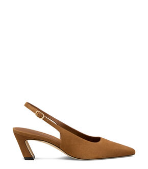 Escarpins Stuart Weitzman Talons Plateforme Cloutés En Daim Noir - Pointure US 8.5 - Occasion