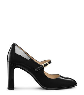 Stuart Weitzman BABETTE MARY JANE 85 BLACK SM475PATBLK