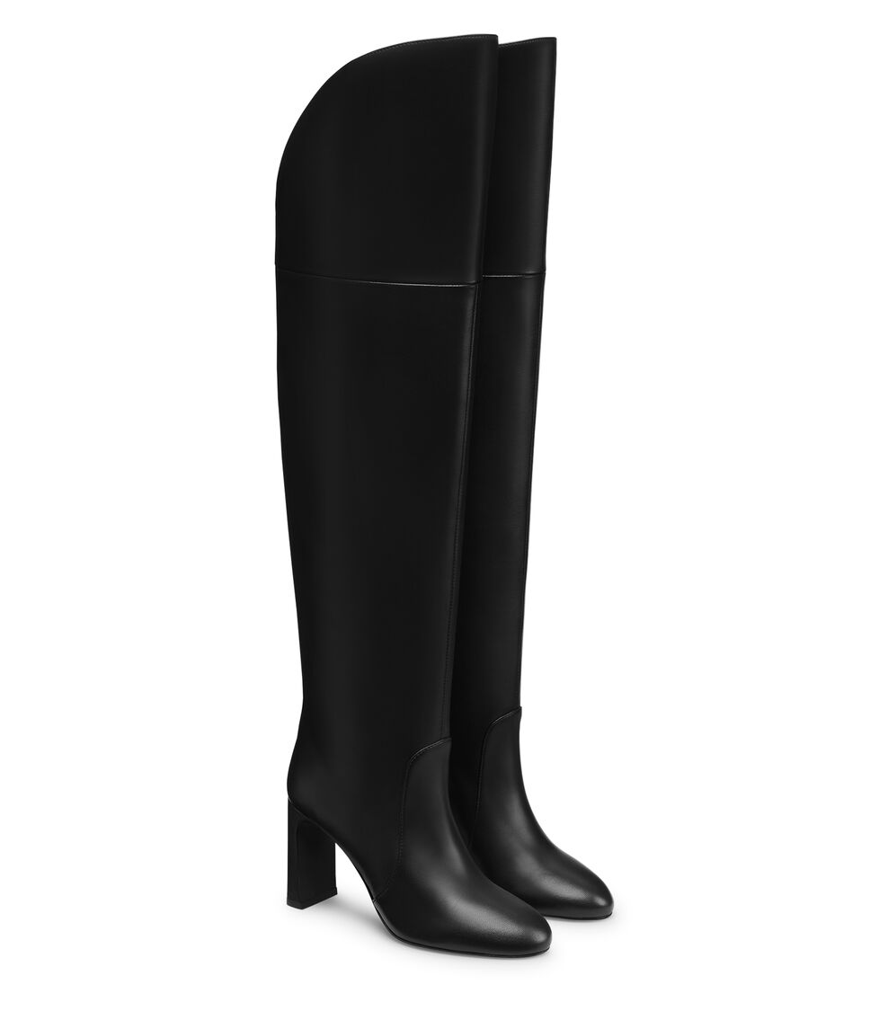 Stuart Weitzman BABETTE OVER-THE-KNEE TUBO 85 BLACK SM453DSNBLK