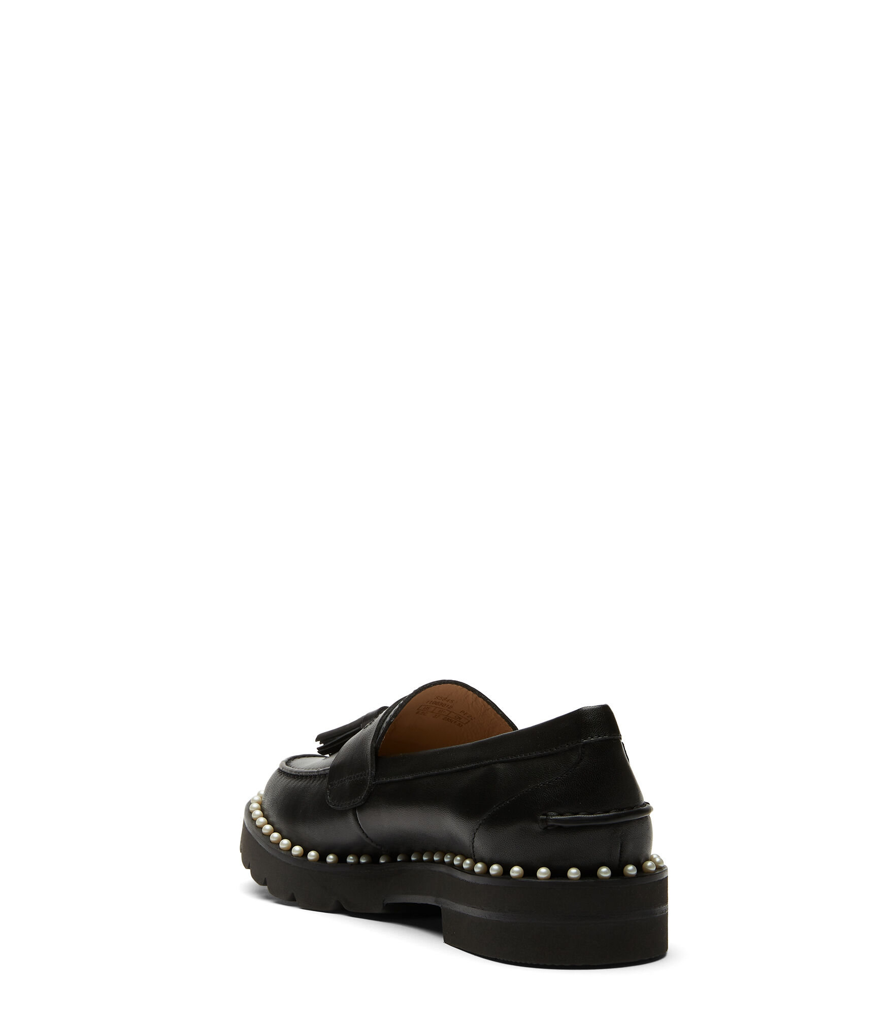 MILA LIFT PEARL LOAFER in BLACK for Women | Stuart Weitzman®