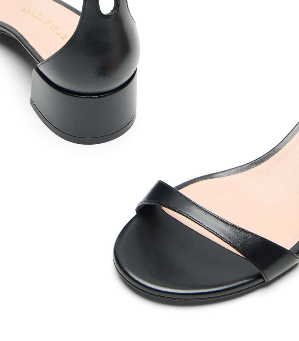 Stuart Weitzman NUDIST BLOCK 35 BLACK SK859SMOBLK