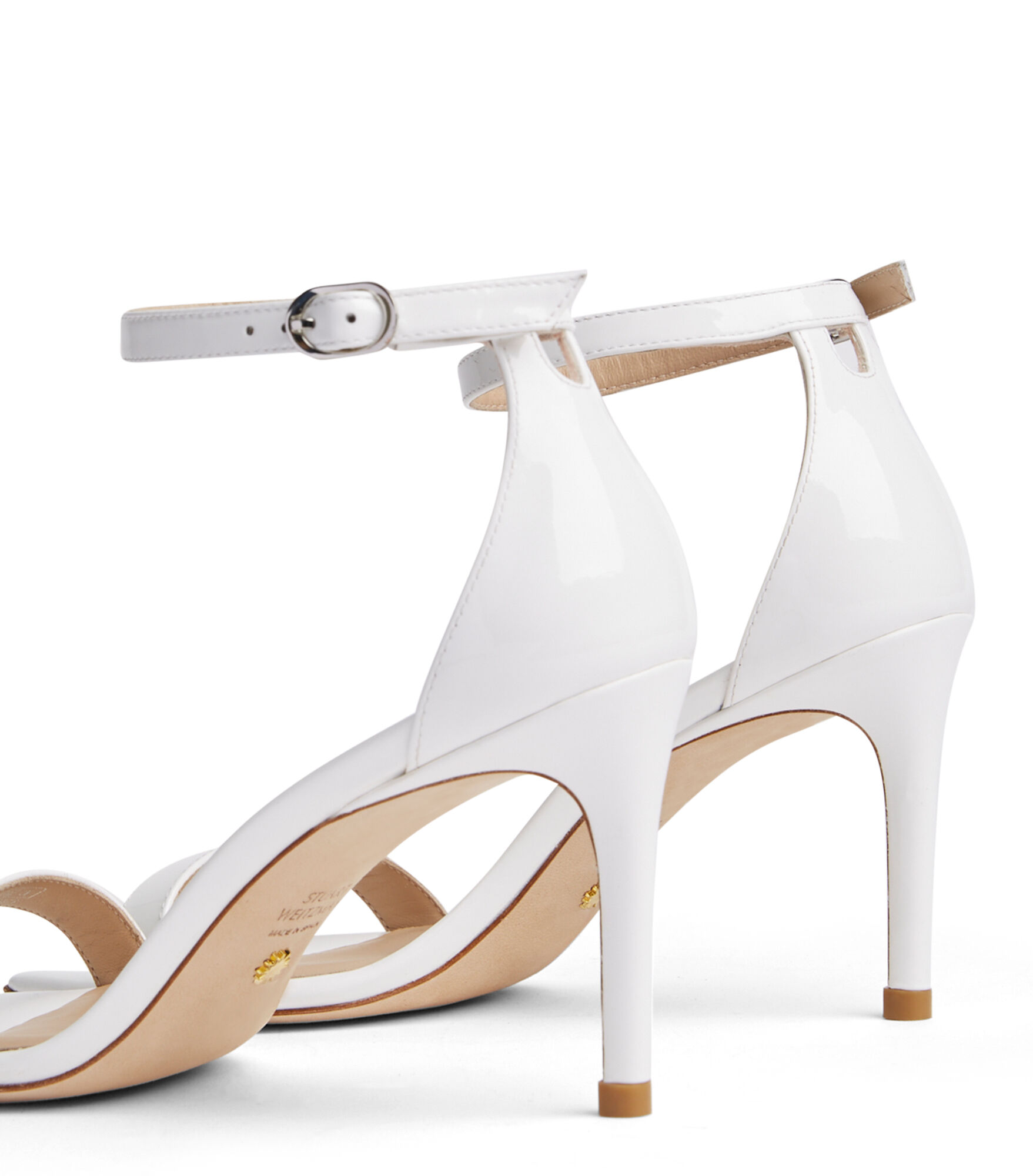 NUNAKEDCURVE 85 SANDAL in WHITE for Women Stuart Weitzman