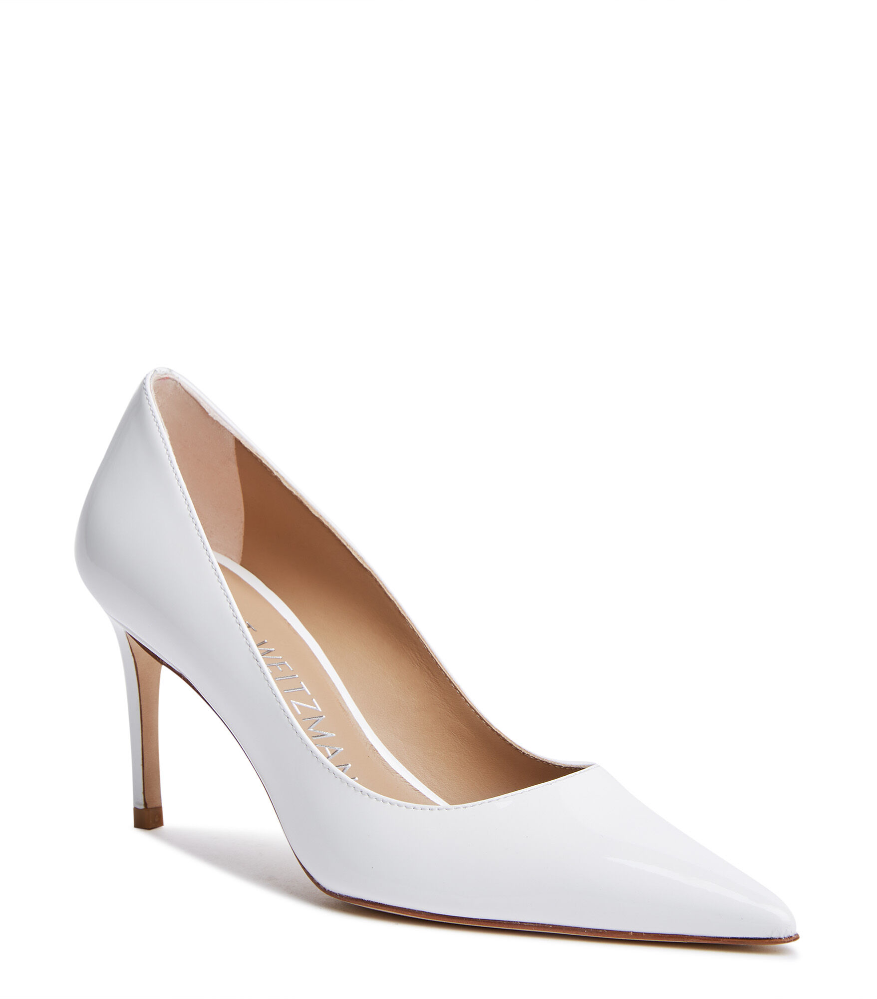 Stuart weitzman white pump top