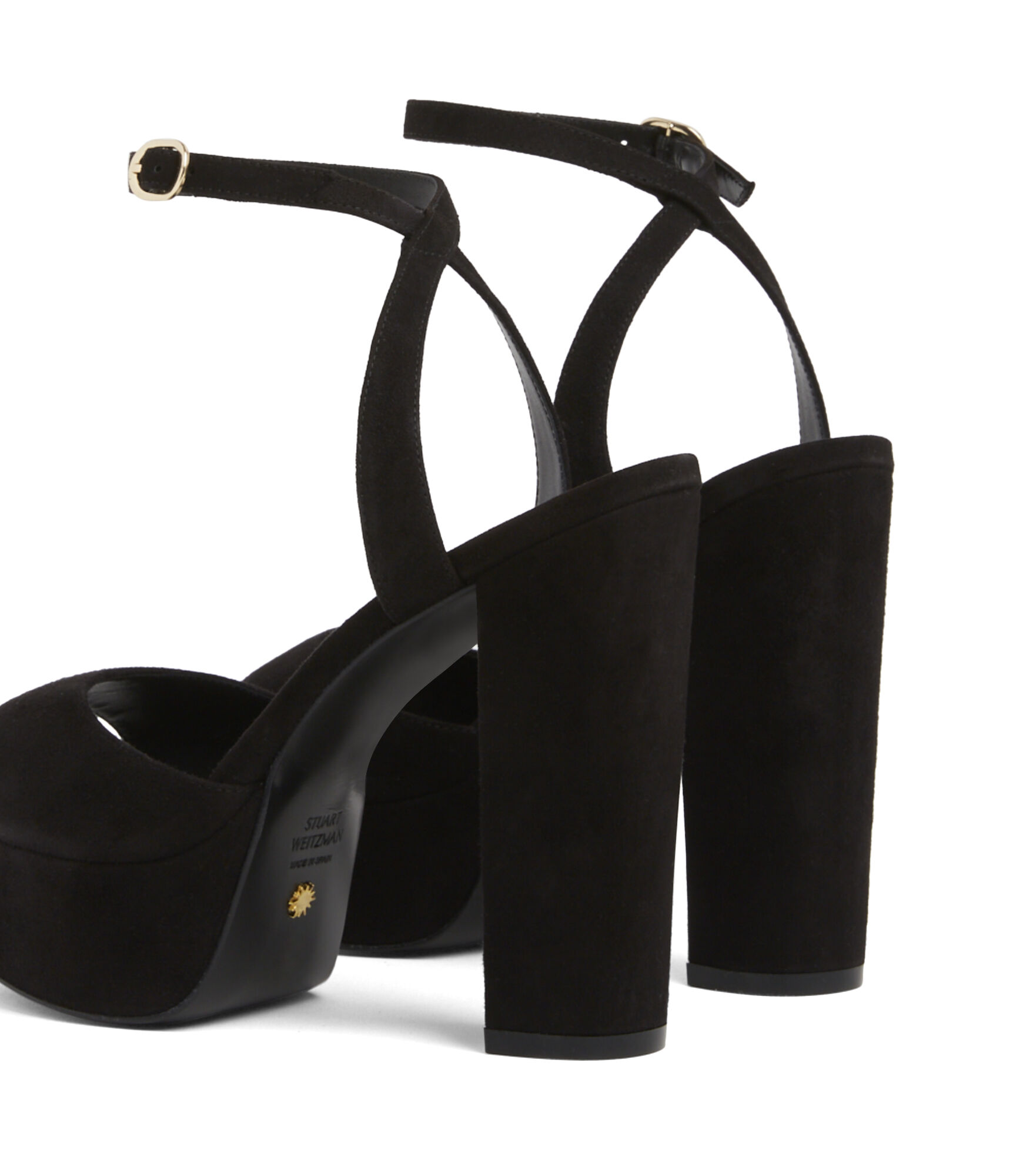 RYDER II PLATFORM SANDAL in BLACK for Women Stuart Weitzman UK