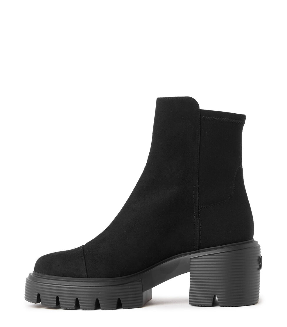 Stuart Weitzman 5050 SOHO BOOTIE BLACK SC723SRGBLK