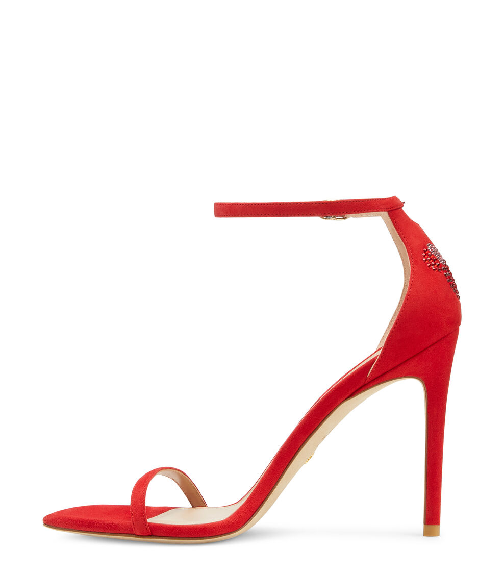 Stuart Weitzman DISNEY X SW NUDISTCURVE 100 Red SC856SUYV1Q