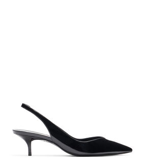 Stuart Weitzman EVA 50 SLINGBACK BLACK SI720PATBLK