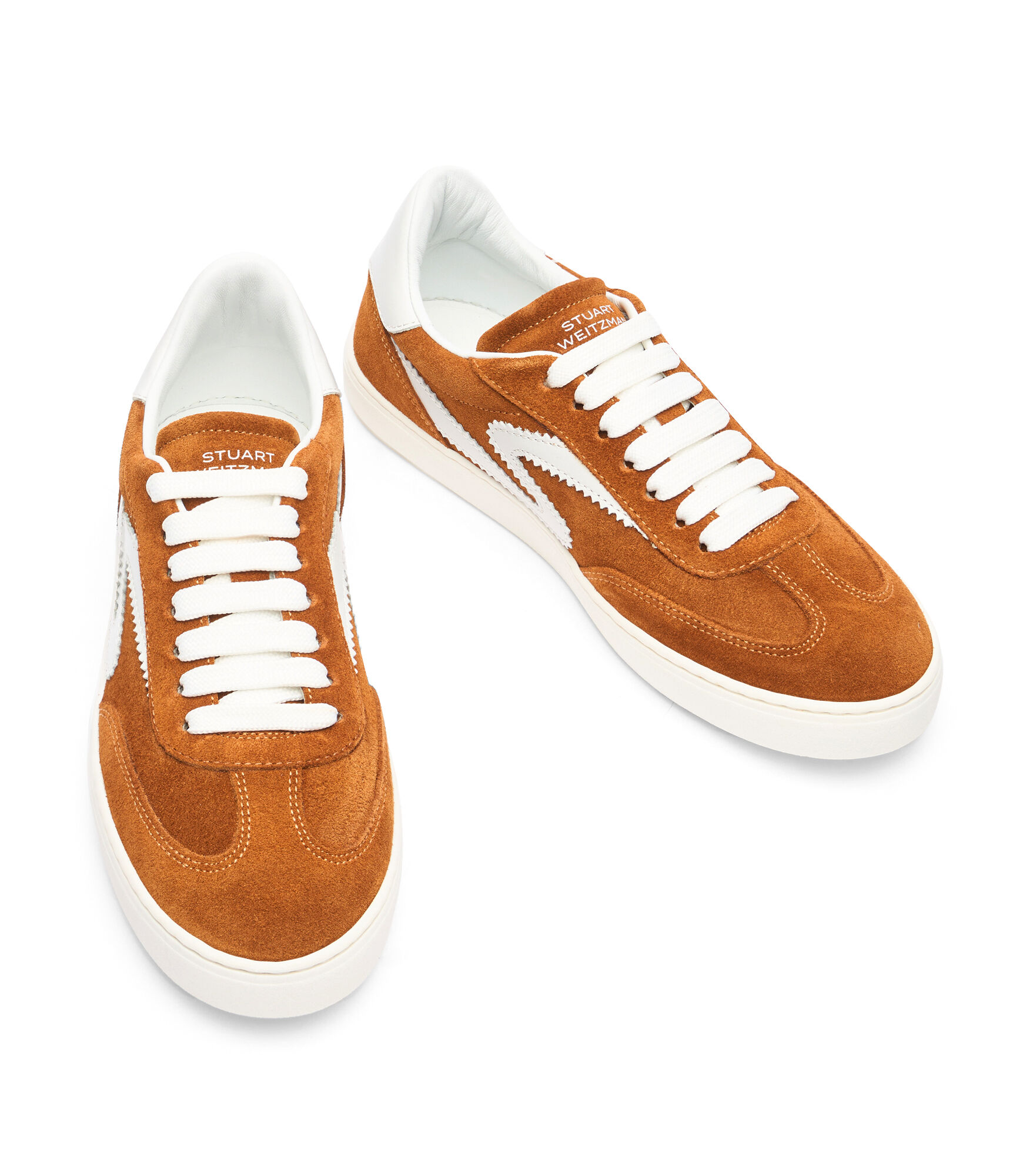 SW RUNAROUND SNEAKER in HAZEL/WHITE for Women | Stuart Weitzman®