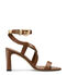 Stuart Weitzman MAVEN BLOCK 85 LUXE SADDLE SL365SMOXW6