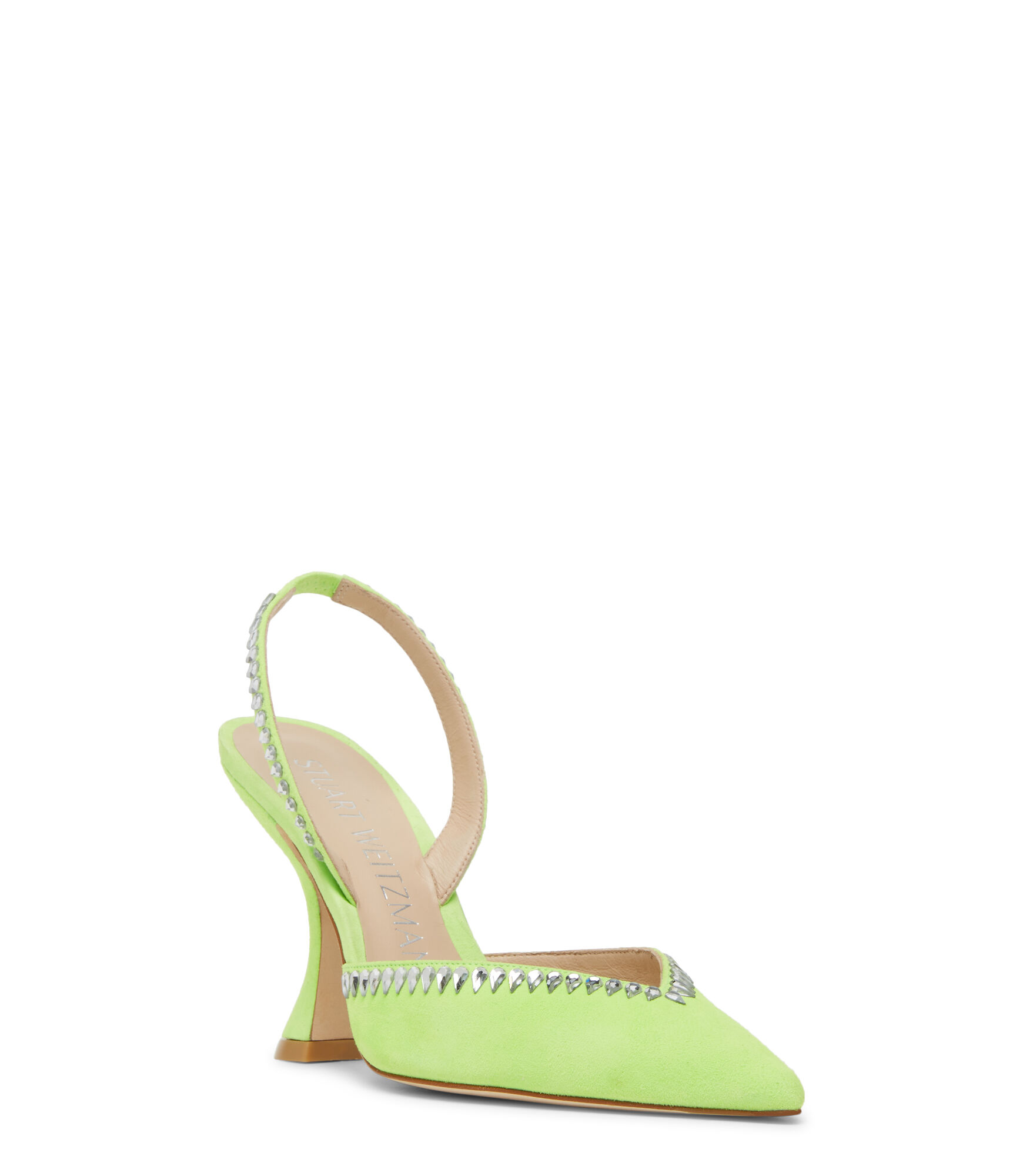 GEMCUT XCURVE 100 SLINGBACK PUMP in NEON YELLOW for Women