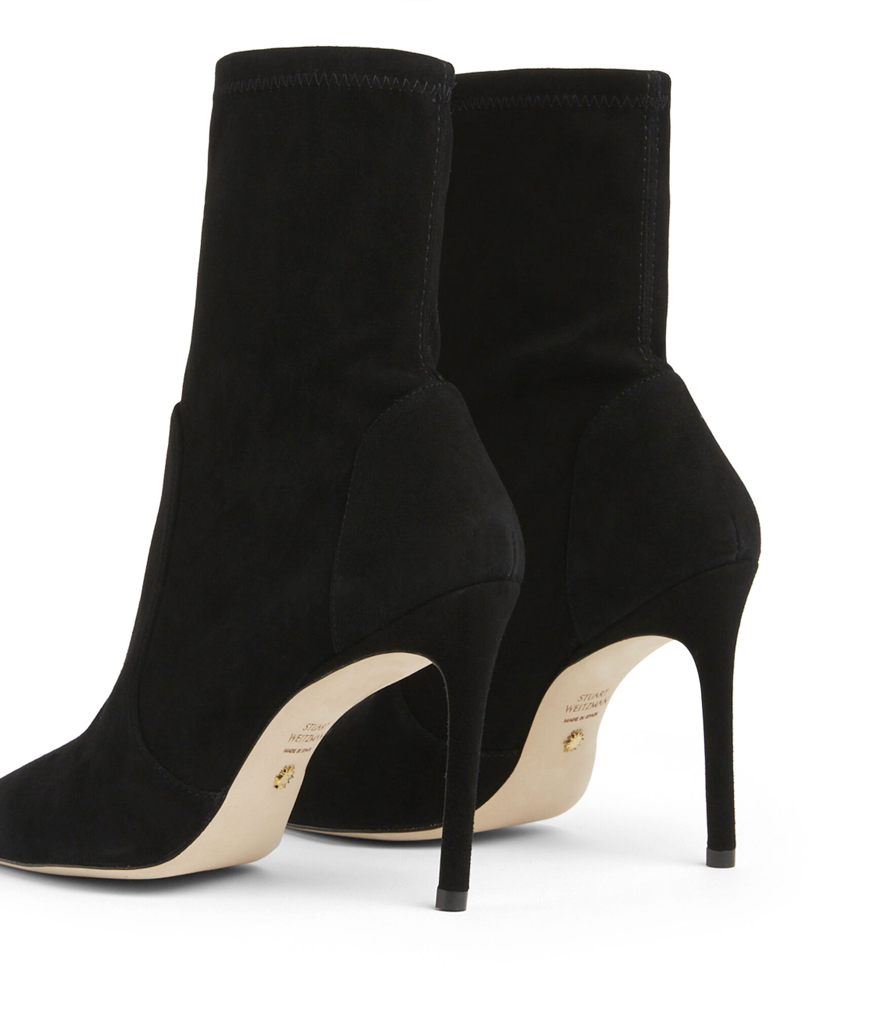 STUART 100 STRETCH BOOTIE in BLACK for Women Stuart Weitzman