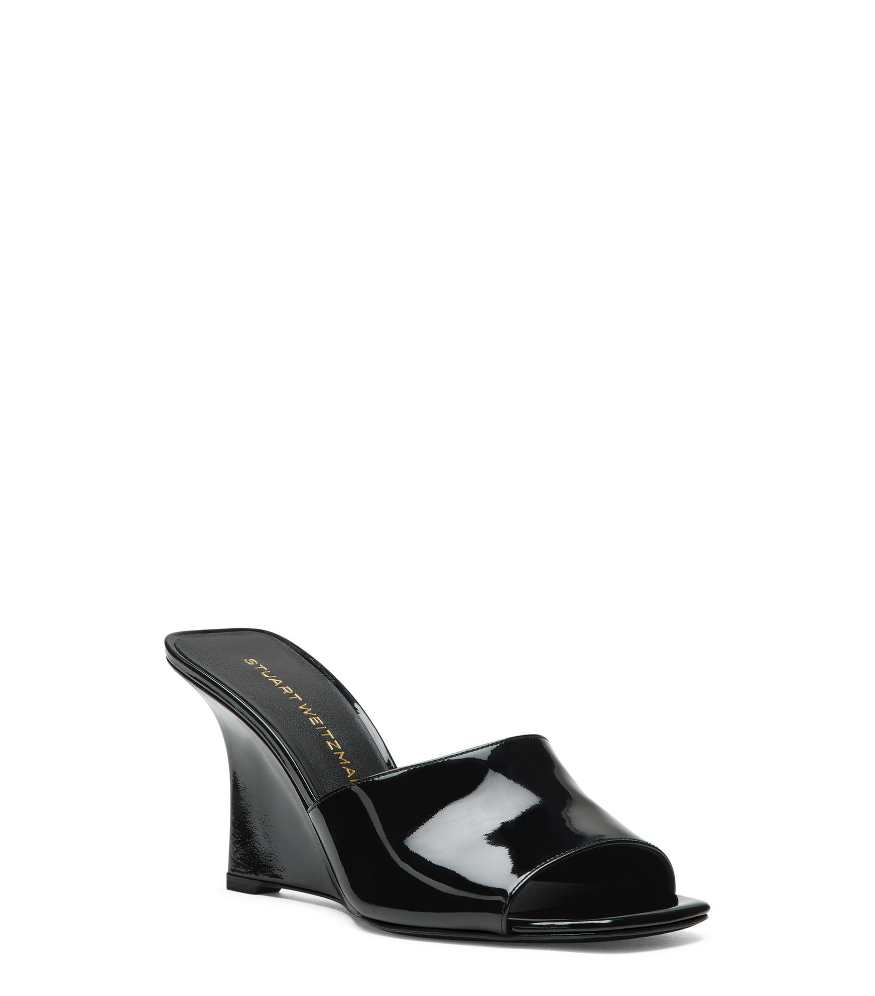  Stuart Weitzman Vinnie Wedge Mule 85 - Woman Wedges Black 41 