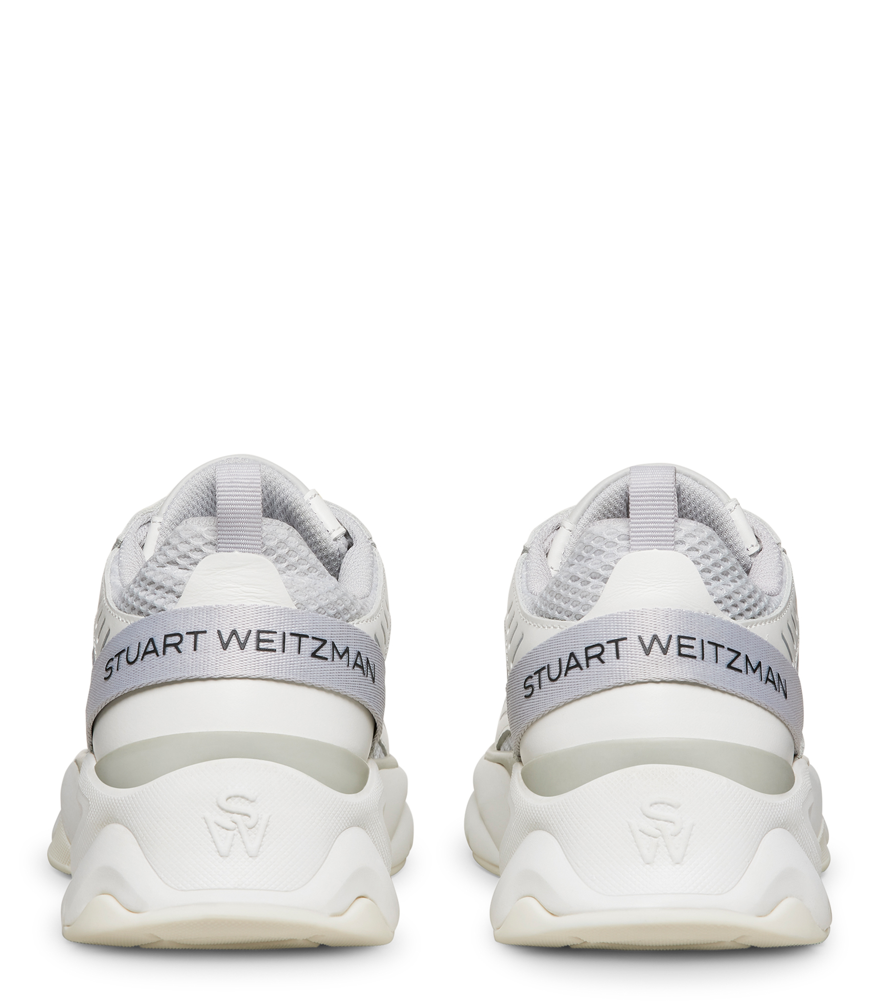  Stuart Weitzman Sw Trainer - Frau  Grauweiss 41 