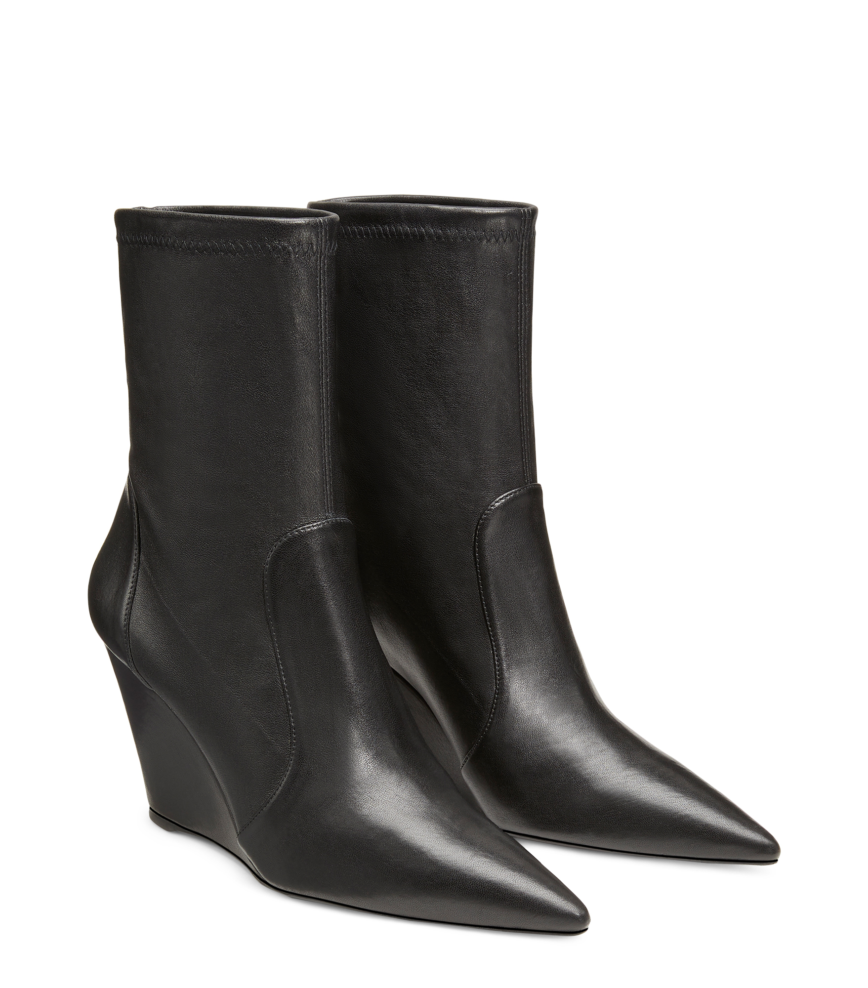 Stuart Weitzman Stuart Wedge 85 Sock Bootie - Frau  Schwarz 36 