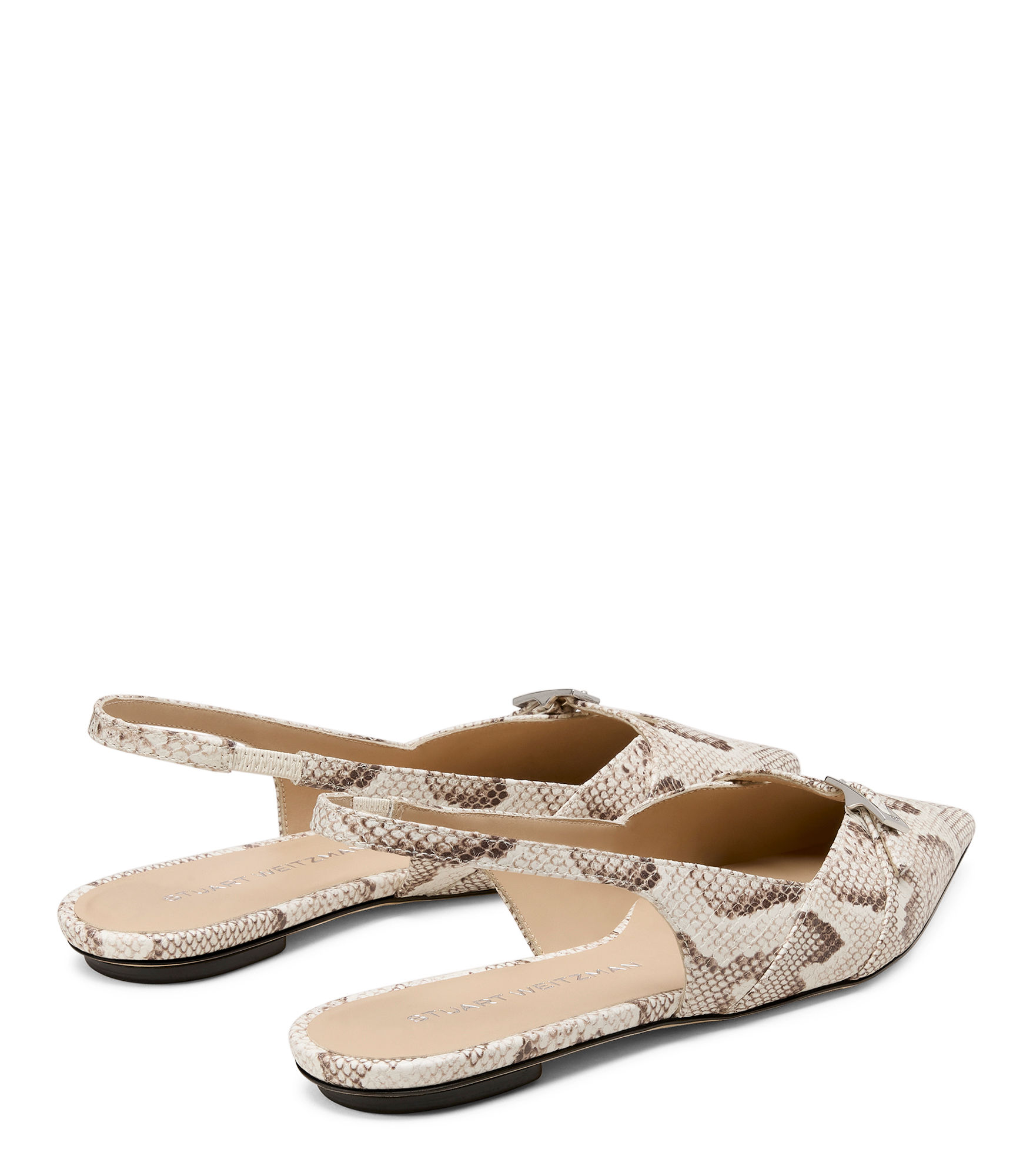  Stuart Weitzman Georgie Slingback - Woman Slingback Cream 37 