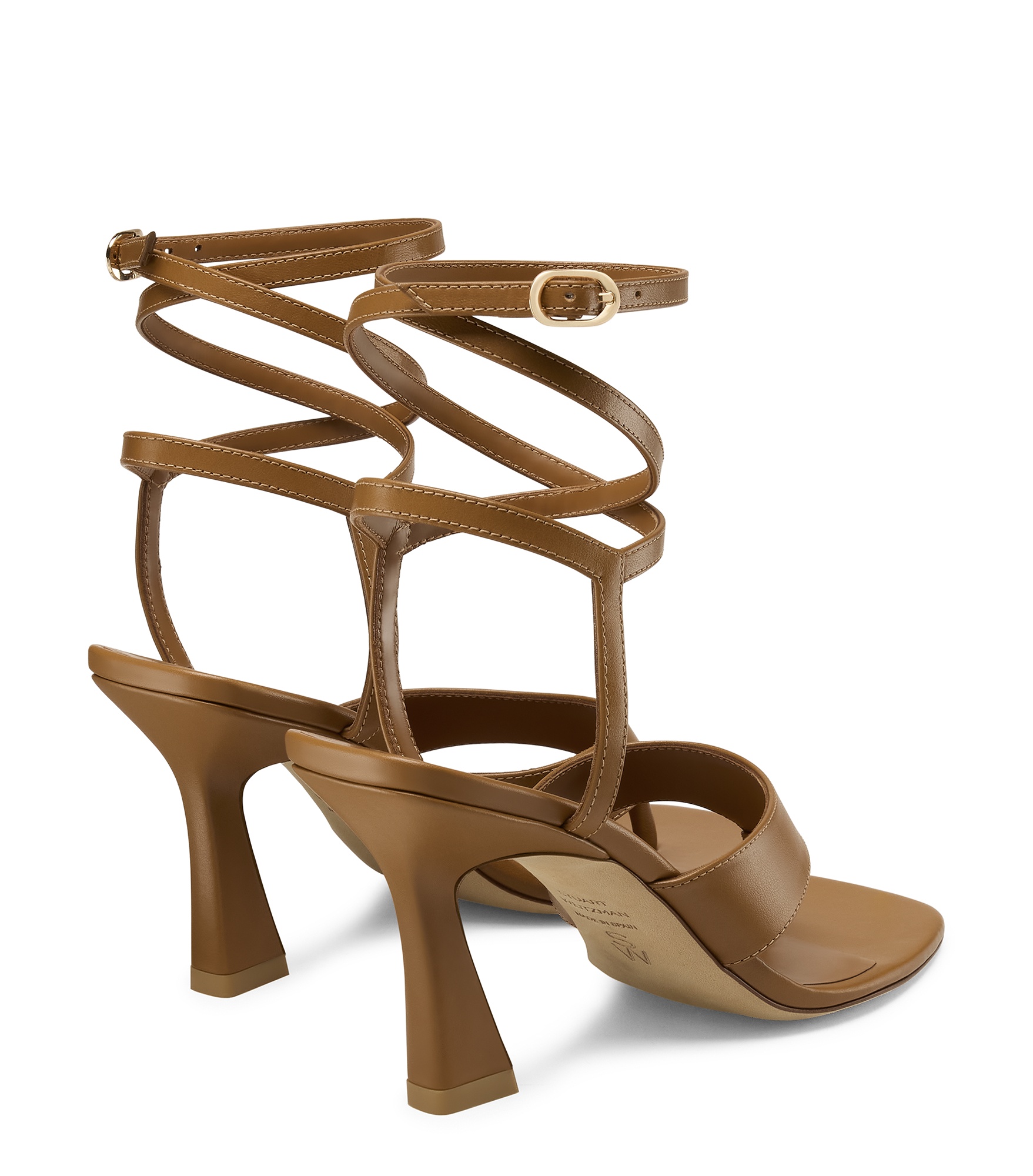  Stuart Weitzman Vinnie Wrap Thong 85 - Woman Sandals Boho Tan 37.5 