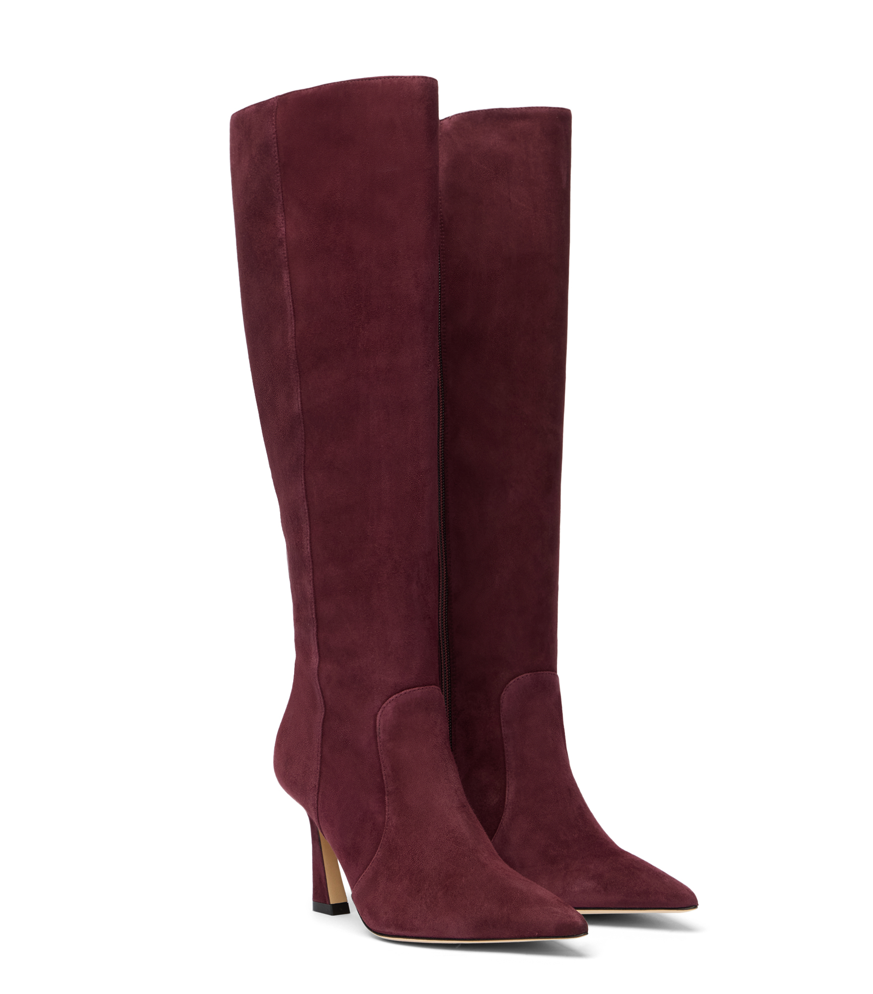  Stuart Weitzman Vinnie Zip Boot 85 - Woman  Boysenberry 37 