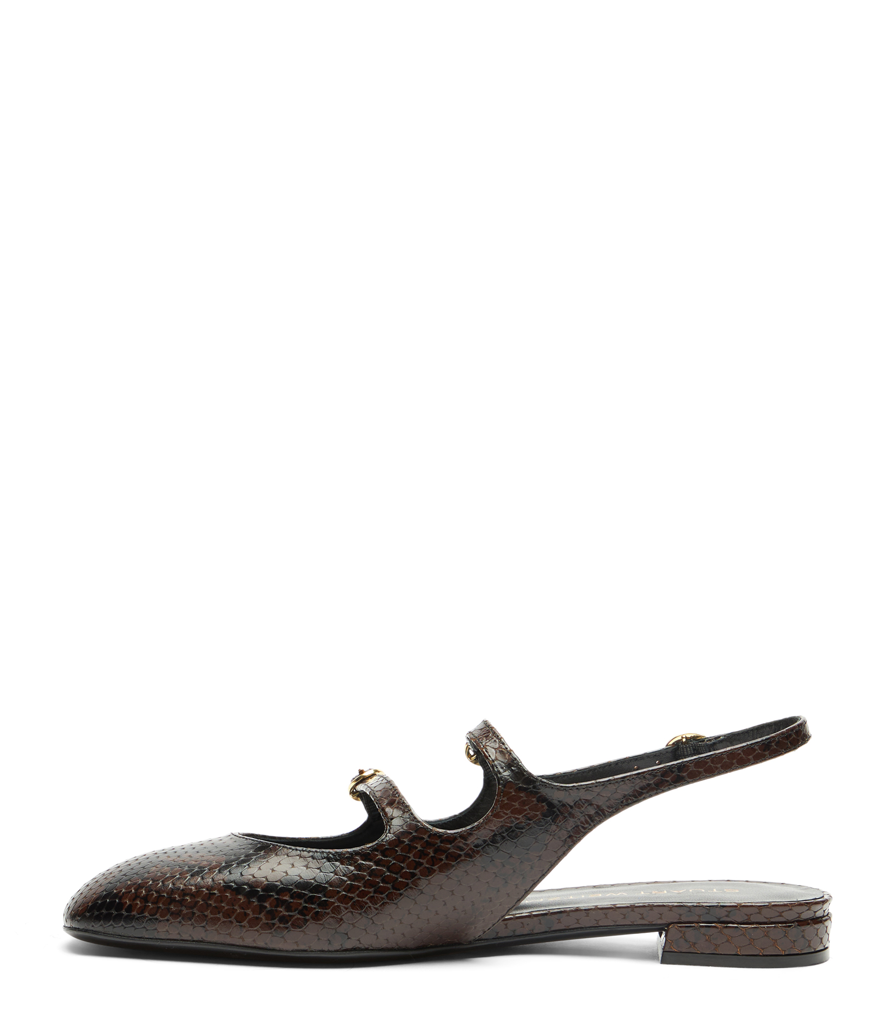  Stuart Weitzman Benni Mj Slingback - Frau  Mahoganien 40 